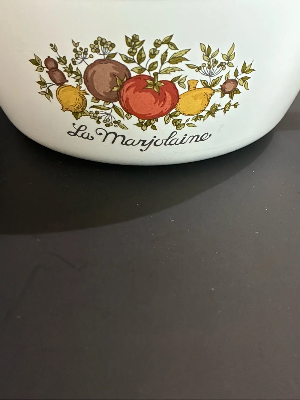 Vintage Corningware Spice of Life Saucepan with Design and Glass Lid